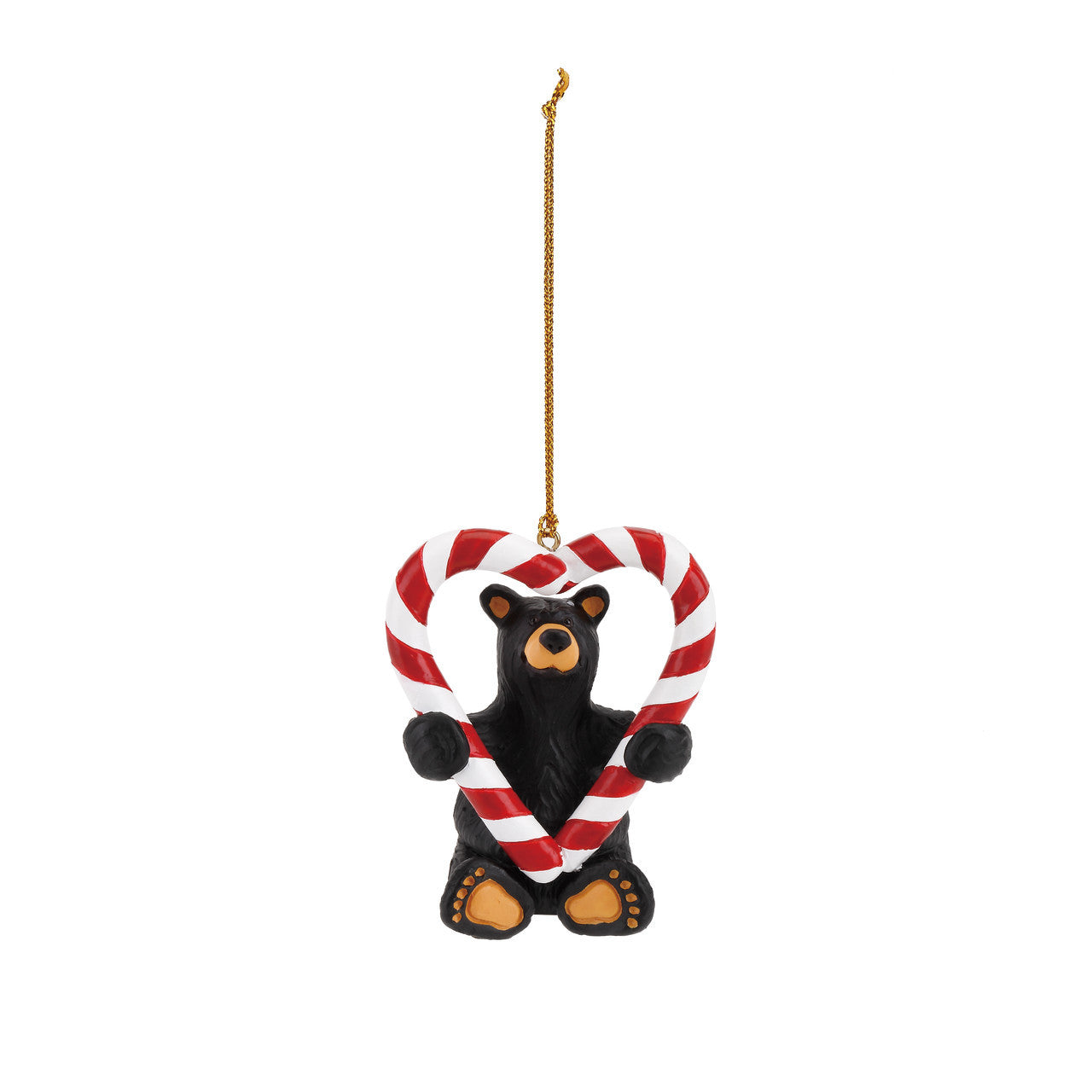 Bearfoots Black Bear "Holiday Sweetheart" Christmas Ornament collection