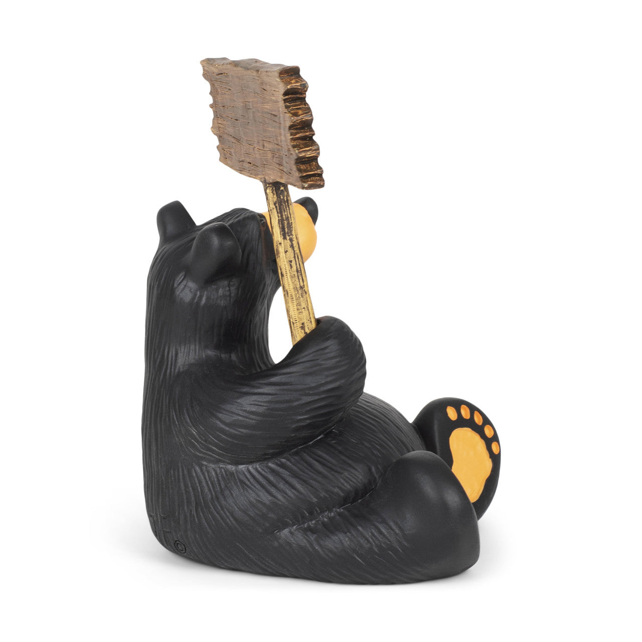 Black Bear by Jeff Fleming  "I'm Fluffy" mini figurine Bearfoots rustic cabin