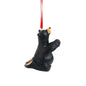 Black Bear Christmas Ornament "Just Pray" by Jeff Fleming Bearfoots Collection