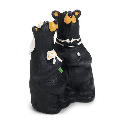 Black Bear by Jeff Fleming Bearfoots "Wedding Couple" wedding day rustic mini