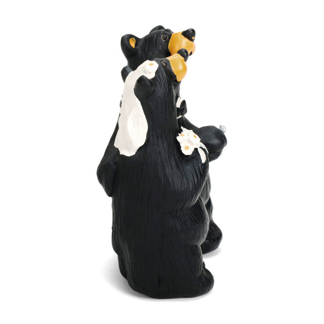 Black Bear by Jeff Fleming Bearfoots "Wedding Couple" wedding day rustic mini