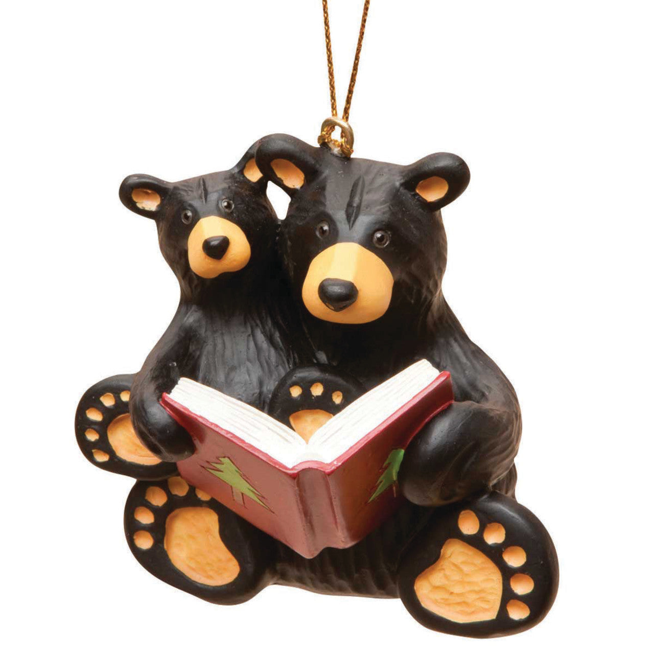 Black Bears Christmas Ornament "Christmas Story" by Jeff Fleming Bearfoots